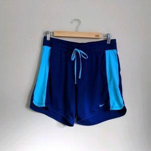 Nike Women's Sz Medium Shorts Blue Dri fit
Unlined